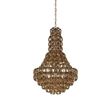 Load image into Gallery viewer, Minigiogali SP CLA Chandelier in Crystal Gold/Matt Bronze.
