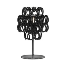 Load image into Gallery viewer, Minigiogali Table Lamp in Black/Glossy Chrome.
