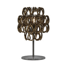 Load image into Gallery viewer, Minigiogali Table Lamp in Crystal Bronze/Glossy Chrome.
