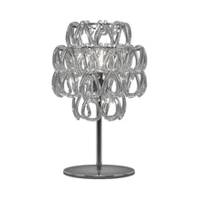 Load image into Gallery viewer, Minigiogali Table Lamp in Crystal Transparent/Glossy Chrome.
