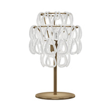 Load image into Gallery viewer, Minigiogali Table Lamp in White/Matt Bronze.
