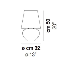 Load image into Gallery viewer, Naxos Table Lamp - line drawing.
