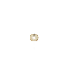 Load image into Gallery viewer, Oto Pendant Light in Amber Striped (Medium).
