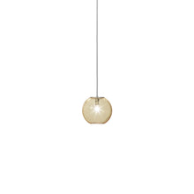 Load image into Gallery viewer, Oto Pendant Light in Amber Striped (Large).
