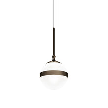 Load image into Gallery viewer, Peggy Pendant Light in Antique Brass (1-Light).
