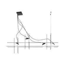 Load image into Gallery viewer, Plot Frame LED Pendant Light (4-Light).
