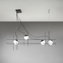 Load image into Gallery viewer, Plot Frame LED Pendant Light in Detail.
