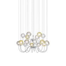Load image into Gallery viewer, Puppet Chandelier in Multicolor 1/Glossy Chrome (18-Light).
