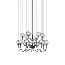 Load image into Gallery viewer, Puppet Chandelier in Multicolor 3/Matt Black (18-Light).
