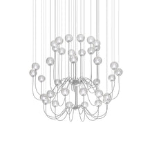 Load image into Gallery viewer, Puppet Chandelier in Crystal Transparent/Glossy Chrome (36-Light).
