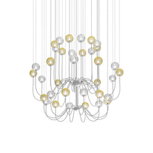 Load image into Gallery viewer, Puppet Chandelier in Multicolor 2/Glossy Chrome (36-Light).
