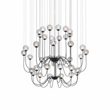 Load image into Gallery viewer, Puppet Chandelier in Multicolor 3/Matt Black (36-Light).
