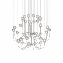 Load image into Gallery viewer, Puppet Chandelier in Smoky Transparent/Glossy Chrome (36-Light).
