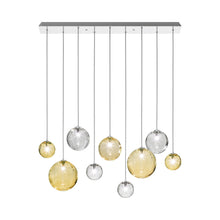 Load image into Gallery viewer, Puppet Linear Pendant Light in Multicolor 2/Glossy Chrome (12-Light).
