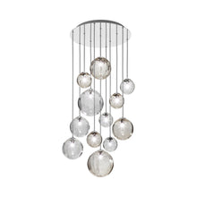 Load image into Gallery viewer, Puppet Multi Light Pendant Light in Multicolor 3/Glossy Chrome (12-Light).
