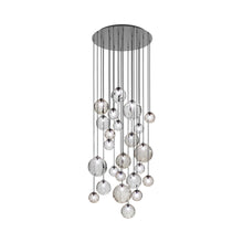 Load image into Gallery viewer, Puppet Multi Light Pendant Light in Multicolor 3/Matt Black (24-Light).
