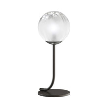 Load image into Gallery viewer, Puppet Table Lamp in White Shaded/Matt Black.
