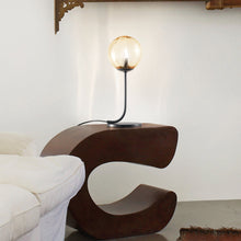 Load image into Gallery viewer, Puppet Table Lamp in living room.
