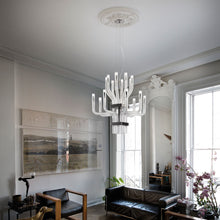 Load image into Gallery viewer, Stardust Pendant Light in living room.

