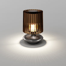 Load image into Gallery viewer, Tread Table Lamp in Detail.
