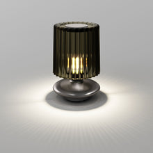 Load image into Gallery viewer, Tread Table Lamp in Detail.
