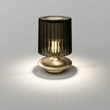 Load image into Gallery viewer, Tread Table Lamp in Detail.
