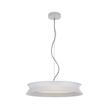 Load image into Gallery viewer, 60/40 Dot LED Pendant Light in Stone White (Large).
