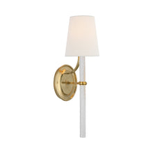 Load image into Gallery viewer, Abigail Wall Light in Soft Brass (Large).

