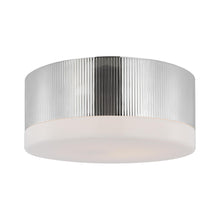 Load image into Gallery viewer, Ace LED Flush Mount Ceiling Light in Polished Nickel (Large).
