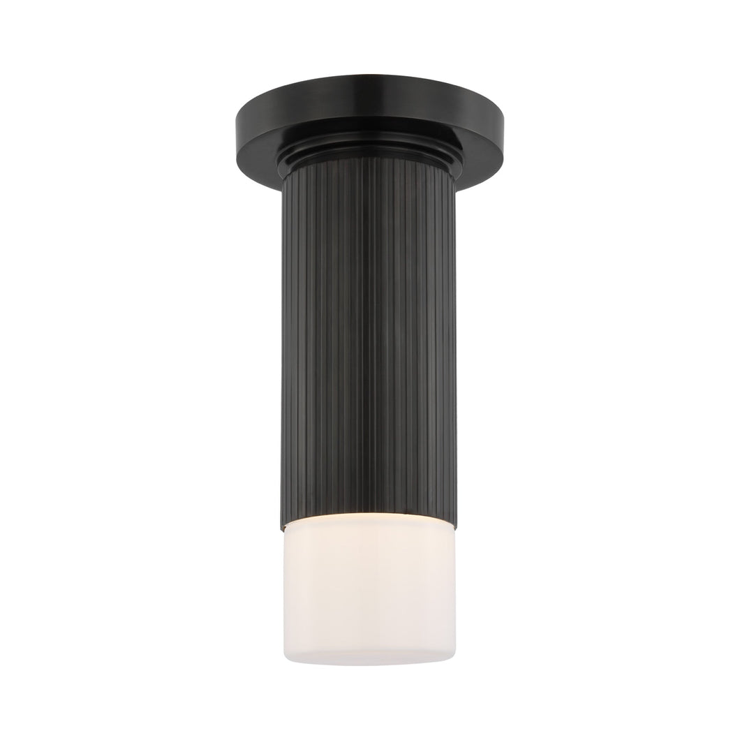 Ace Mini Monopoint LED Flush Mount Ceiling Light in Bronze.