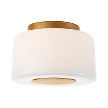 Load image into Gallery viewer, Acme Flush Mount Ceiling Light in Soft Brass (Small).
