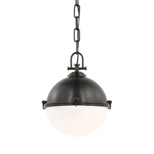 Load image into Gallery viewer, Adrian Globe LED Pendant Light in Detail.
