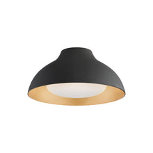 Load image into Gallery viewer, Agnes LED Flush Mount Ceiling Light in Matte Black (Small).
