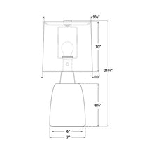 Load image into Gallery viewer, Aida LED Table Lamp - line drawing.
