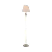 Load image into Gallery viewer, Aiden Accent Floor Lamp in Polished Nickel.
