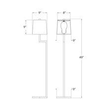 Load image into Gallery viewer, Alander Floor Lamp - line drawing.
