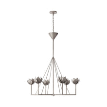 Load image into Gallery viewer, Alberto Chandelier in Burnished Silver Leaf (1-Tier/Large).
