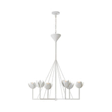 Load image into Gallery viewer, Alberto Chandelier in Plaster White (1-Tier/Large).

