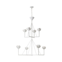 Load image into Gallery viewer, Alberto Chandelier in Plaster White (2-Tier/Large).
