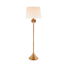 Load image into Gallery viewer, Alberto Floor Lamp in Antique Gold Leaf.

