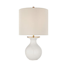 Load image into Gallery viewer, Albie Table Lamp in New White.

