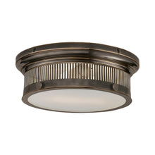 Load image into Gallery viewer, Alderly Flush Mount Ceiling Light in Bronze (Small).
