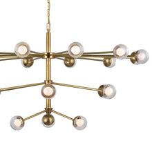 Load image into Gallery viewer, Alloway LED Chandelier in Detail.
