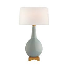 Load image into Gallery viewer, Antoine Table Lamp in Pale Blue.
