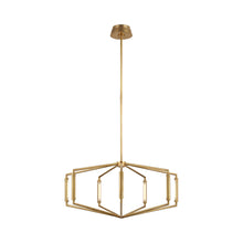 Load image into Gallery viewer, Appareil LED Chandelier in Antique-Burnished Brass (Small).
