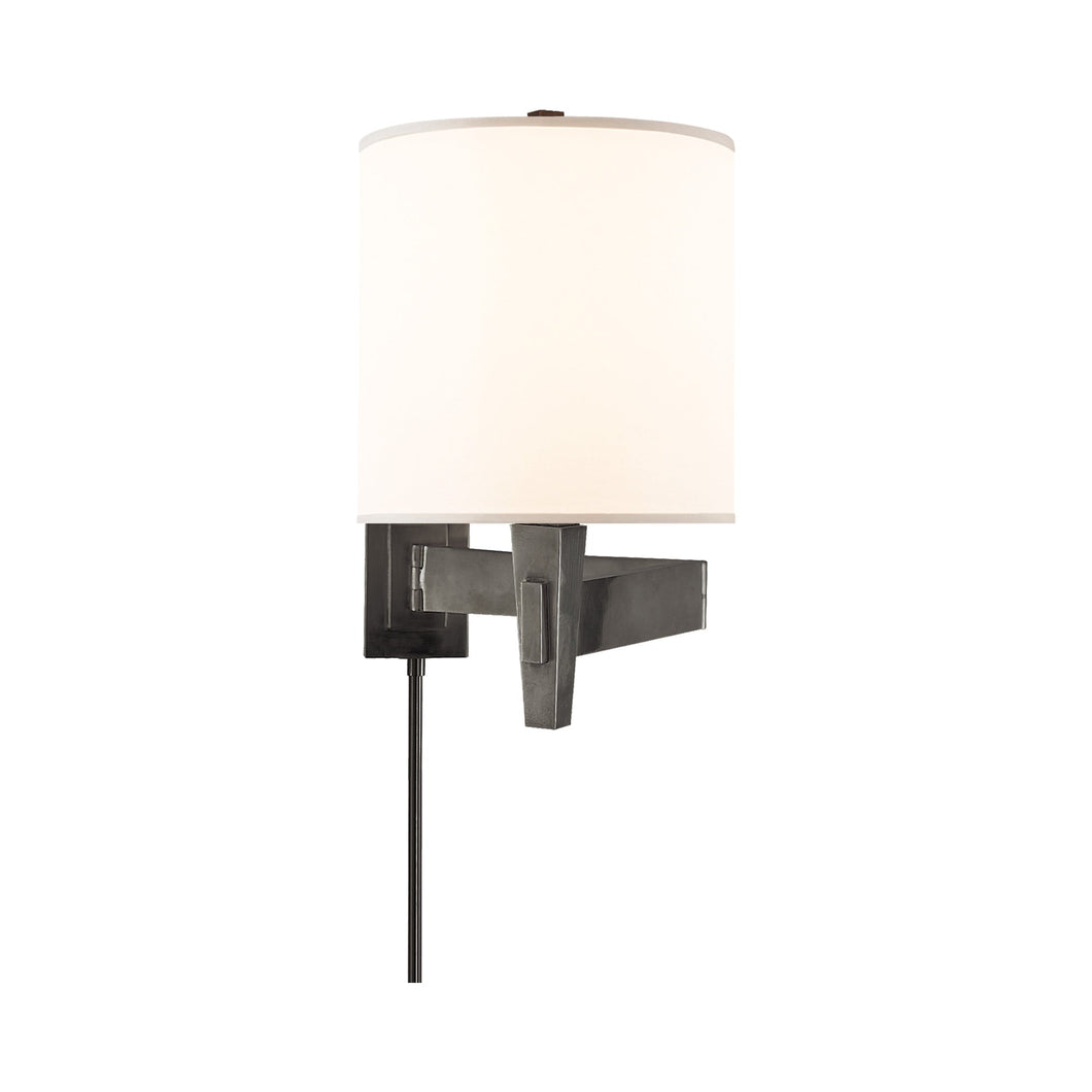 Architect's Swing Arm Wall Light in Bronze.