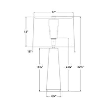 Load image into Gallery viewer, Athens Table Lamp - line drawing.
