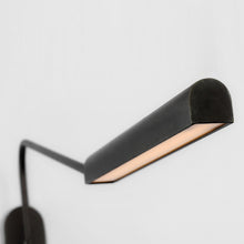 Load image into Gallery viewer, Austin Articulating LED Wall Light in Detail.
