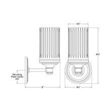 Load image into Gallery viewer, Ava Wall Light - line drawing.
