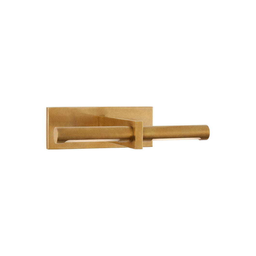 Axis LED Picture Light in Antique-Burnished Brass(Small).